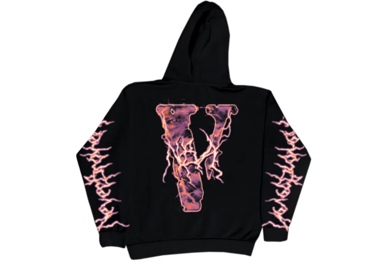 Vlone x Never Broke Again Eyes Hoodie Black