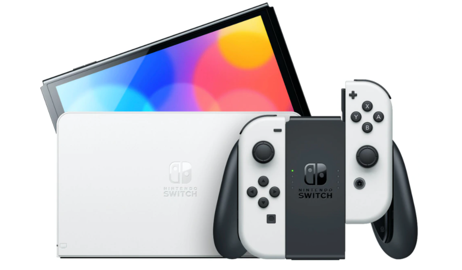 Nintendo Switch (OLED) HEGSKAAAA White