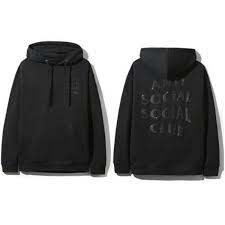 Assc black glitter blinded hoodie Black