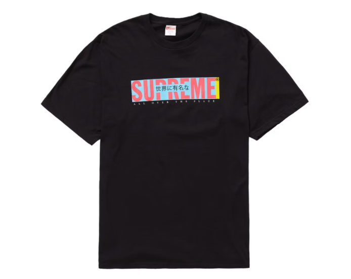 Supreme All Over Tee Black