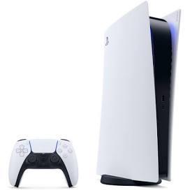 Sony PS5 PlayStation 5 (US Plug) Digital Edition Console 3005719 White