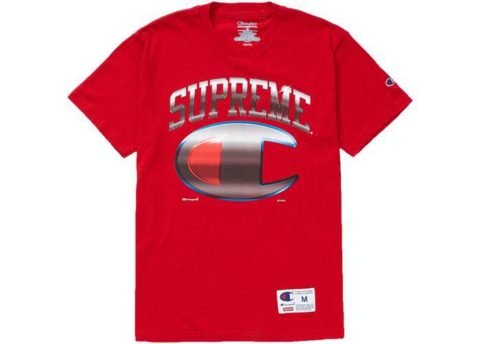 Supreme Champion Chrome S/S Top Red