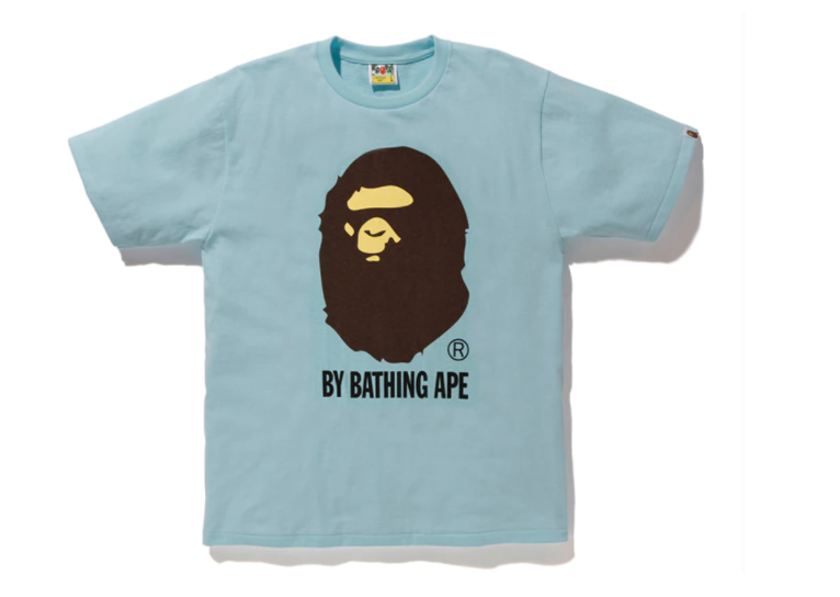 BAPE Pigment By Bathing Tee Light Blue