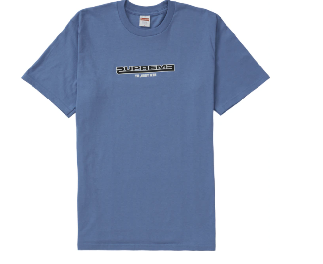 Supreme Connected Tee Dusty Light Royal