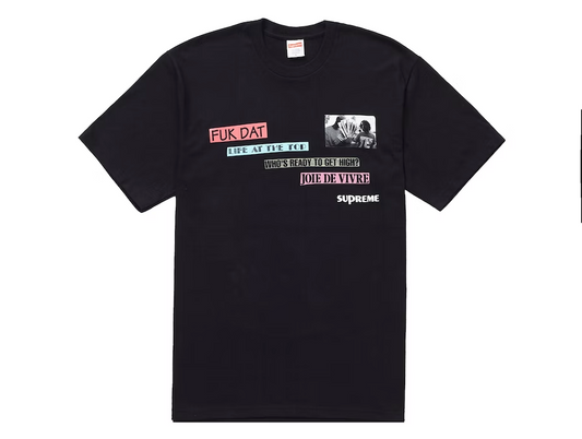 Supreme Joie De Vivre Tee Black