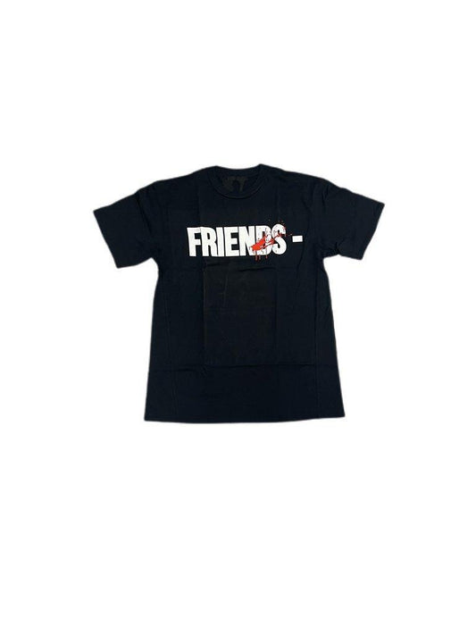 VLONE FRIENDS FIRST 48 T SHIRT BLACK