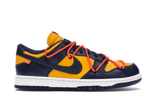 Nike Dunk Low Off-White University Gold Midnight Navy - CT0856 700