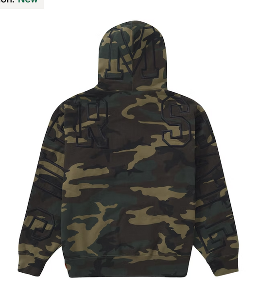 Supreme State Hooded Sweatshirt Woodland Camo