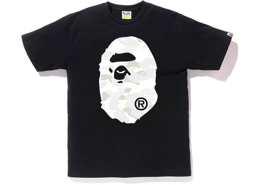 BAPE City Camo Big Ape Head Tee Black/ White