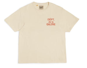 Gallery Dept. French T-shirt Cream/Orange NTWRK