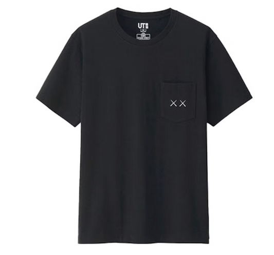 KAWS x Uniqlo x Sesame Street XX Pocket Tee Black