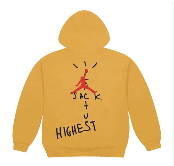 Travis Scott Jordan Cactus Jack Highest Hoodie Gold