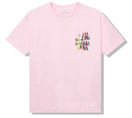 Anti Social Social Club Madness Tee Pink