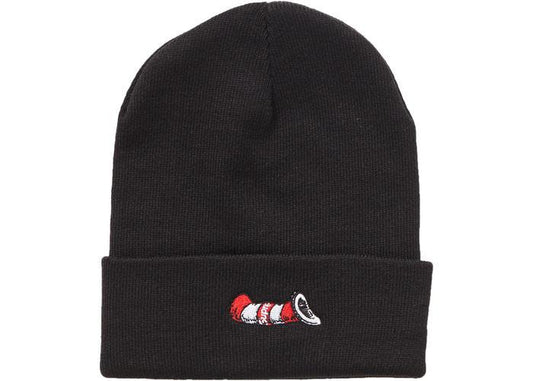 FW18 Supreme Cat in the Hat Beanie Black