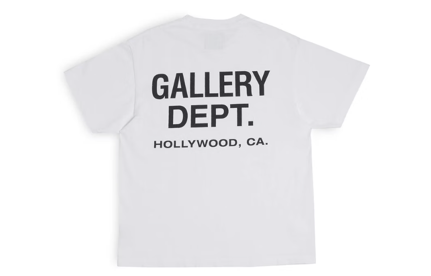 Gallery Dept. Souvenir T-Shirt White Black