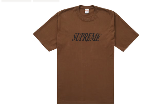 Supreme Slap Shot Tee Brown