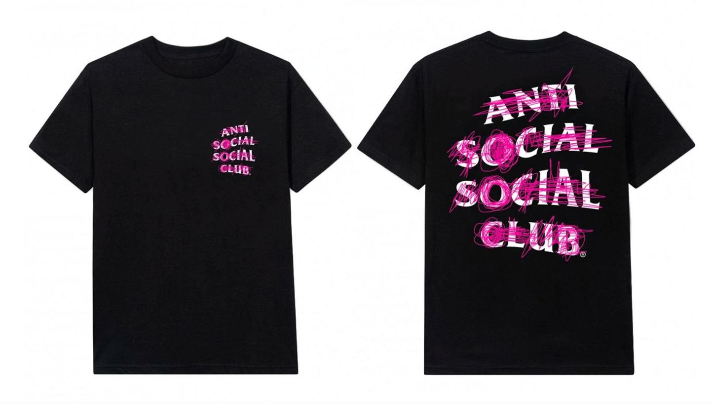 Anti Social Social Club NEVER MIND TEE BLACK