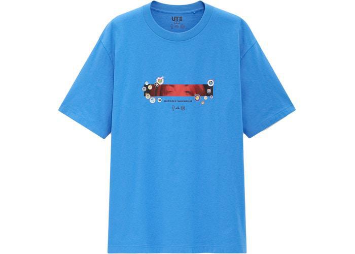 Billie Eilish Eyes T-Shirt (US Mens Sizing) Blue