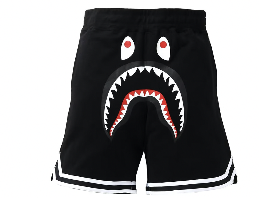 BAPE Shark Basketball Sweatshort Black