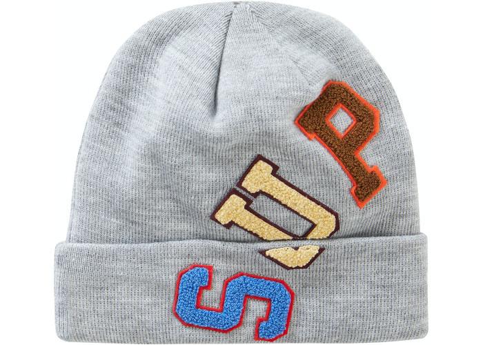 Supreme New Era Big Arc Beanie Heather Grey