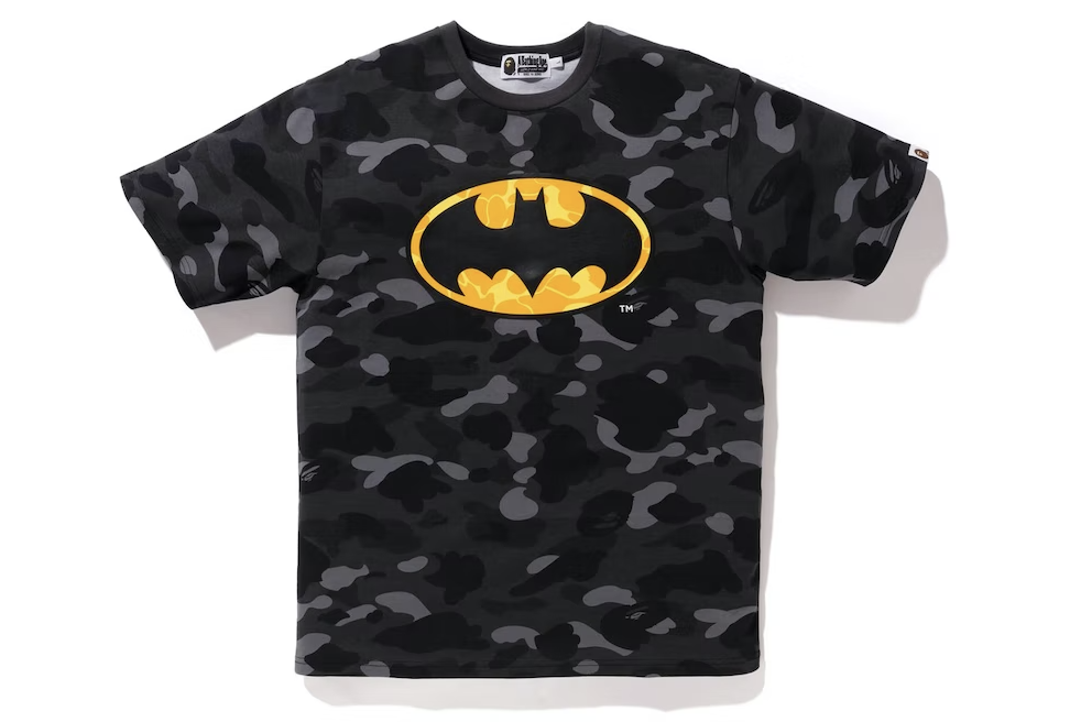 BAPE x DC Batman Color Camo Tee (FW20) Black