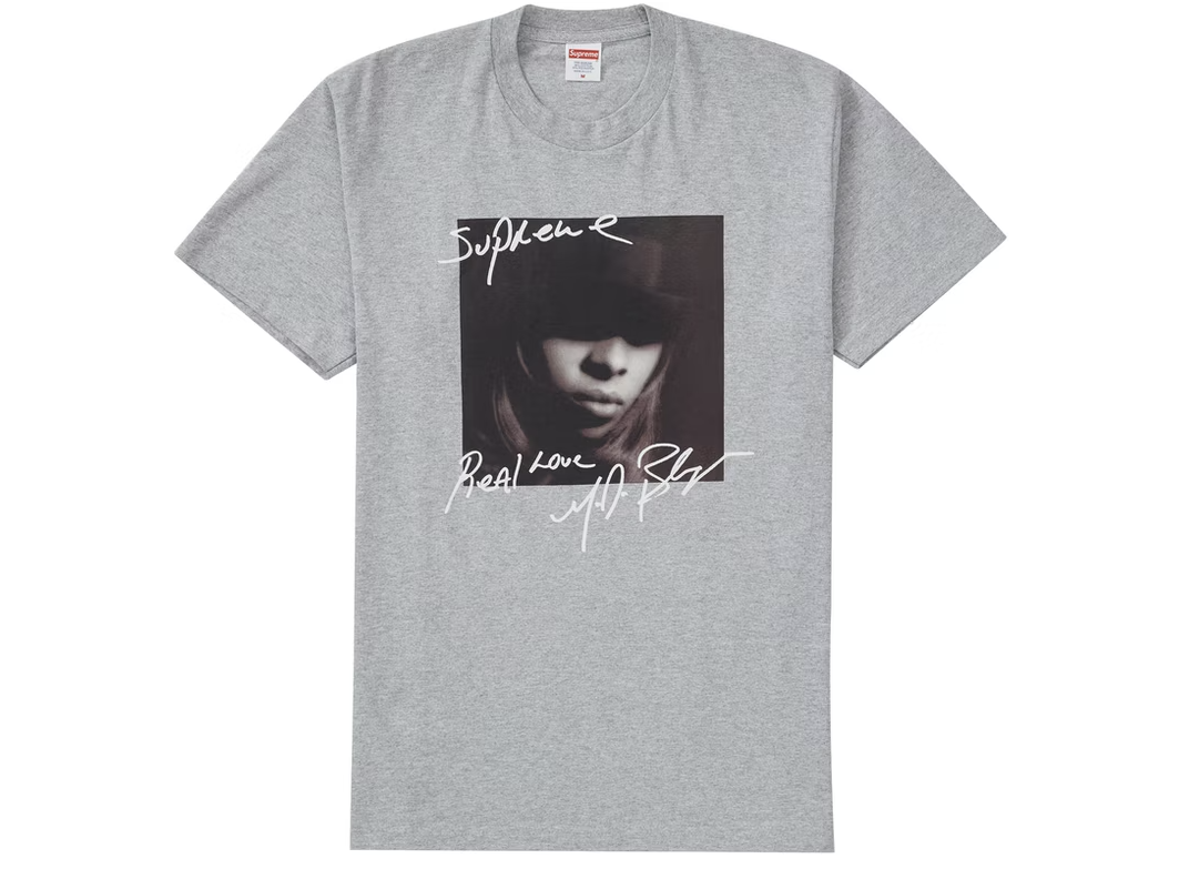 Supreme Mary J. Blige Tee Heather Grey