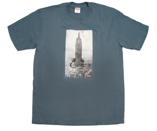 Supreme Mike Kelley The Empire State Building Tee Slate