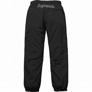 Supreme Tonal Taping Track Pant Black