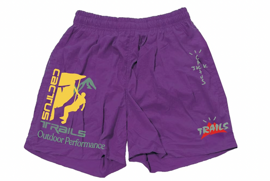 Travis Scott Climb Shorts Purple