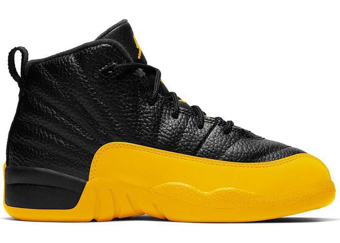 Jordan 12 Retro Black University Gold (PS)