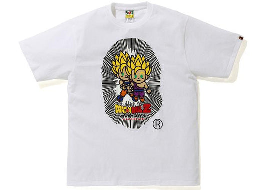 BAPE x Dragon Ball Z Baby Milo Big Ape Head Tee White