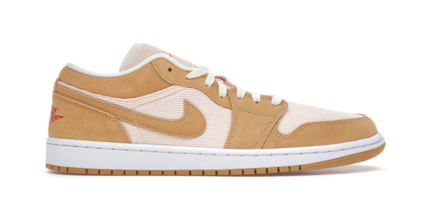 Jordan 1 Low SE Twine Orange Quartz Corduroy (W)