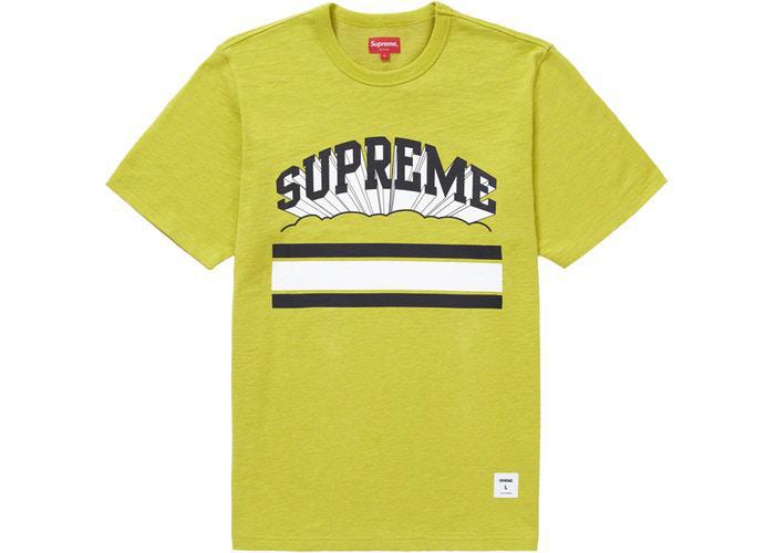 Supreme Cloud Arc Tee Heather Sulfur