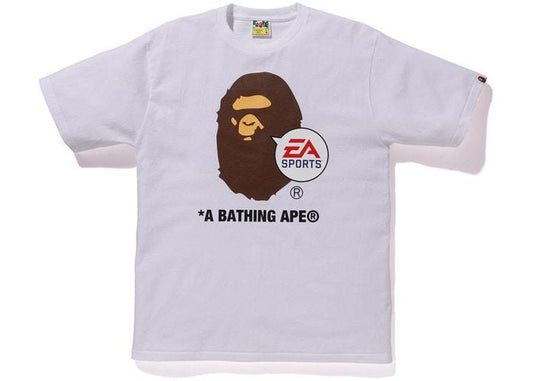 BAPE EA Sports Ape Head Tee Whiteabe