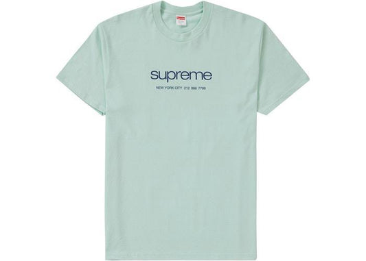 Supreme Shop Tee Light Teal