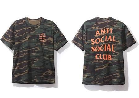 Anti Social Social Club Ghost Camo Tee