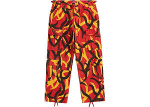 Supreme Cargo Pant Red Tribal Camo (Pre - Owned)