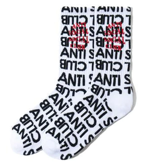 Anti Social Social Club Rich Italian Socks White