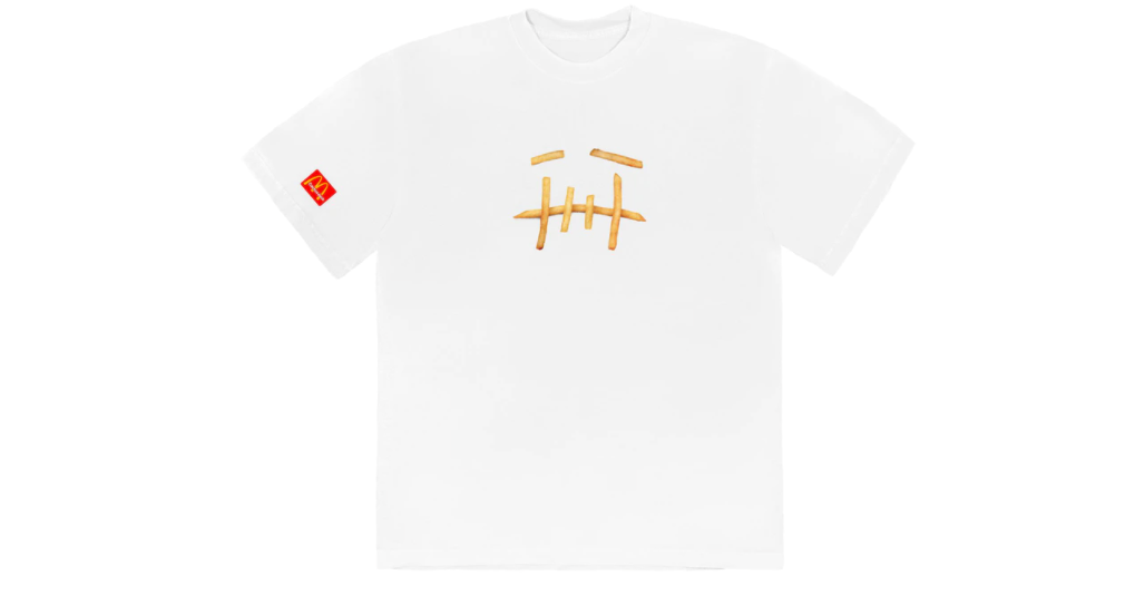 Travis Scott x McDonald's Fry T-shirt White