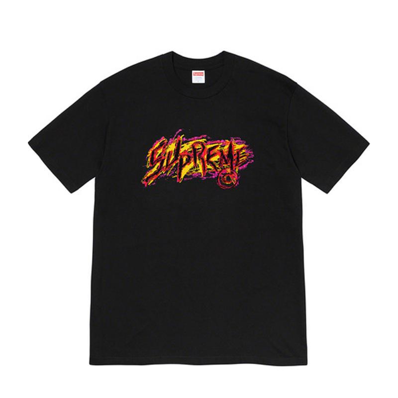 supreme scratch tee black