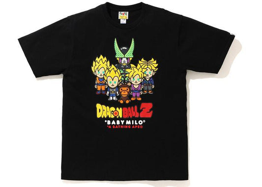 BAPE x Dragon Ball Z Baby Milo Super Saiyan & Cell Tee Black