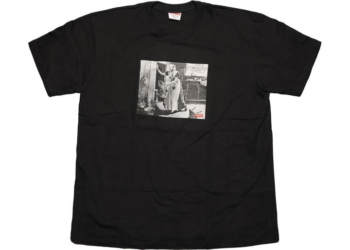 Supreme Mike Kelley Hiding from Indians Tee Black