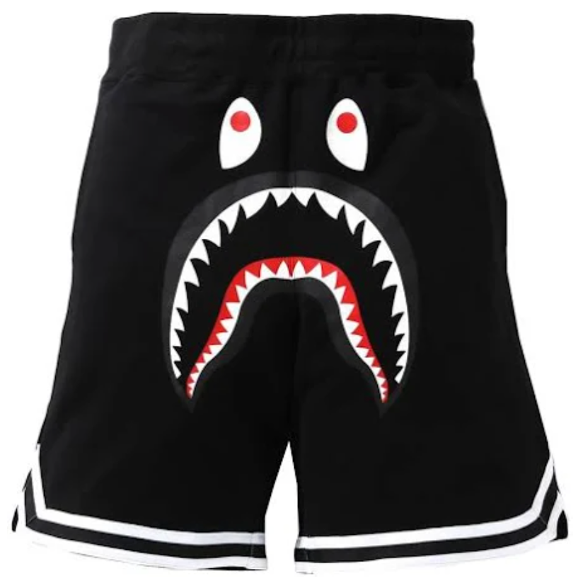 BAPE Shark Basketball Sweatshort Black