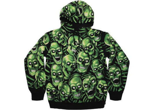 Supreme Skull Pile Hooded Sweatshirt Green