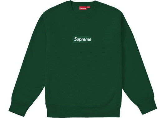 Supreme Box Logo Crewneck (FW18) Dark Green (Pre - Owned)