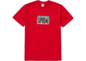 Supreme Who The Fuck Tee Red