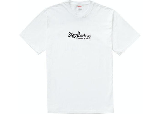 Supreme Stay Positive Tee White