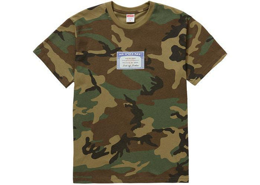 Supreme Social Tee Woodland Camo