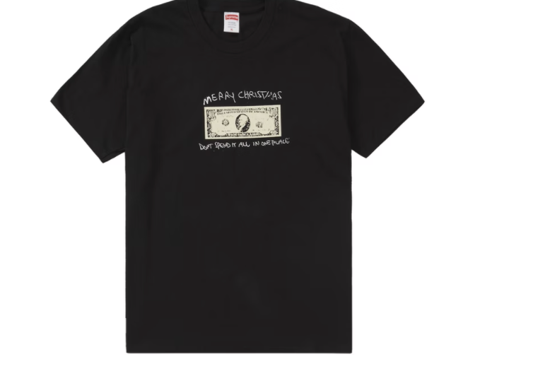 Supreme Spend It Tee Black