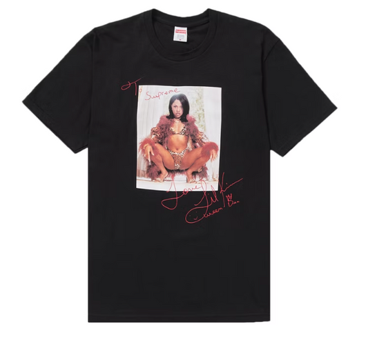 Supreme Lil Kim Tee Black